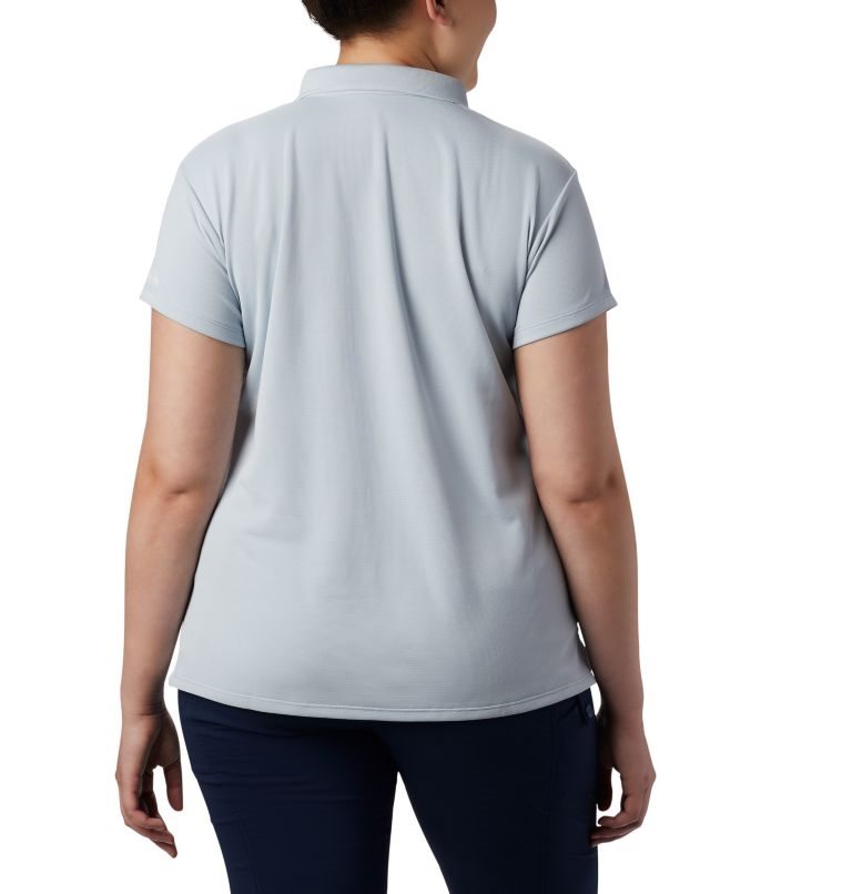 Tricouri Polo Columbia PFG Innisfree Scurte Sleeve Dama Gri Deschis | Plus Size LWM98QZAS